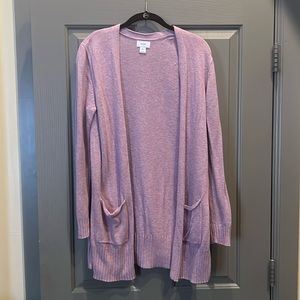 Lavender purple cardigan